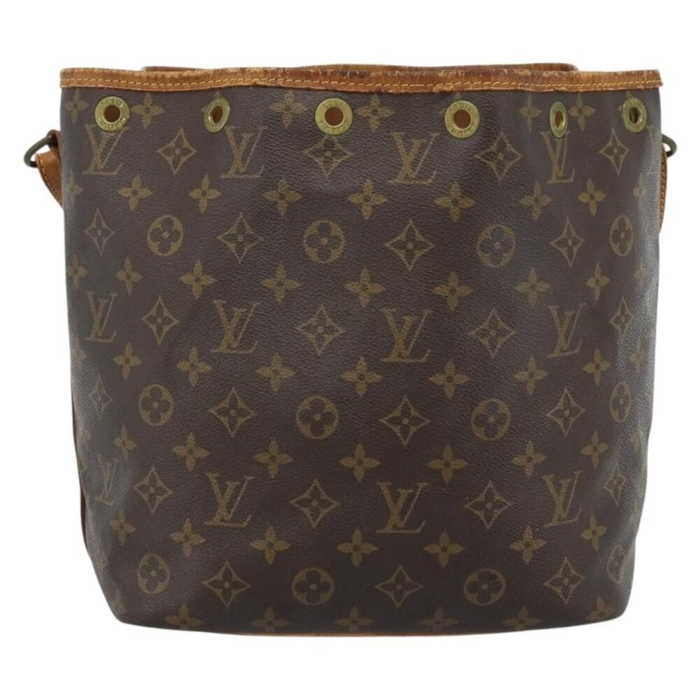 Louis Vuitton Monogram Petit Noe Bucket Bag Brown